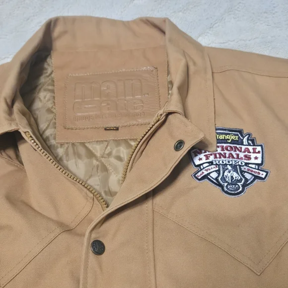 Wrangler Canvas Vest Pro Rodeo National Finals Vest NFR Rodeo Vest, Quilted, 2X